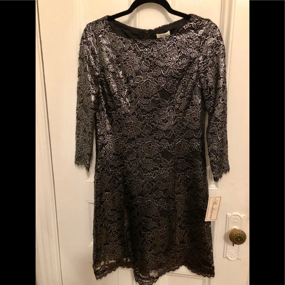 Shoshanna Black Lace Cocktail Dress Size 4